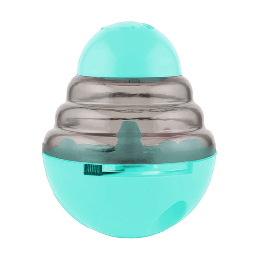 LGCASL Pet Feeding Roly-Poly Toy, Interactive Dog Dispenser Toys Slow Feeder Puzzle Dog Brain Stimulation Toys Dog Christmas Enrichment Boredom Toys for Puppy Small Medium Large Dogs Grad, Green Blue