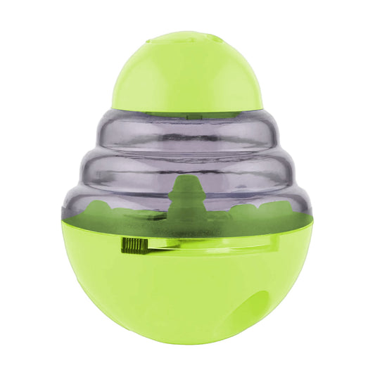 LGCASL Pet Feeding Roly-Poly Toy, Interactive Dog Dispenser Toys Slow Feeder Puzzle Dog Brain Stimulation Toys Dog Christmas Enrichment Boredom Toys for Puppy Small Medium Large Dogs Grad Green