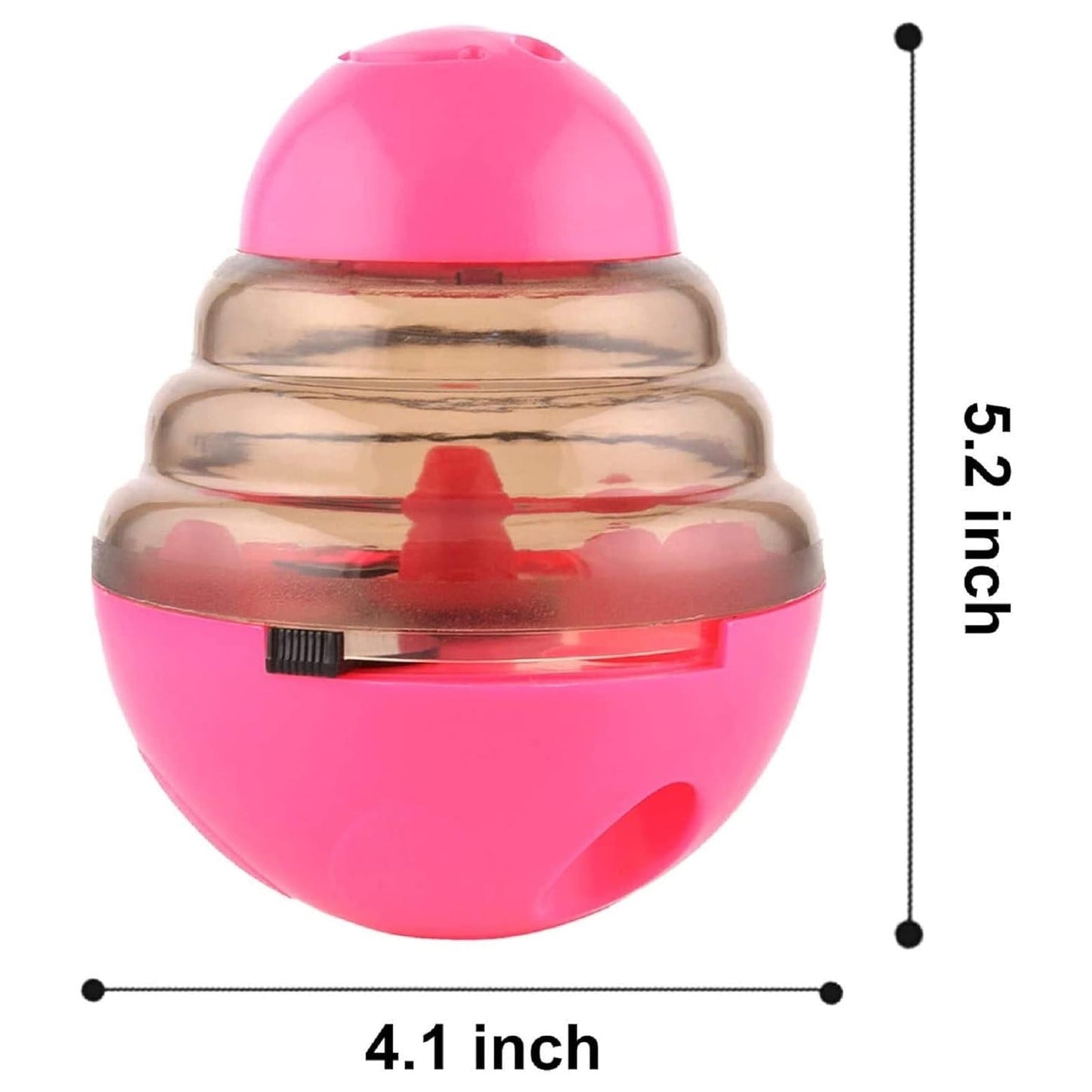 LGCASL Pet Feeding Roly-Poly Toy, Interactive Dog Dispenser Toys Slow Feeder Puzzle Dog Brain Stimulation Toys Dog Christmas Enrichment Boredom Toys for Puppy Small Medium Large Dogs Grad Green