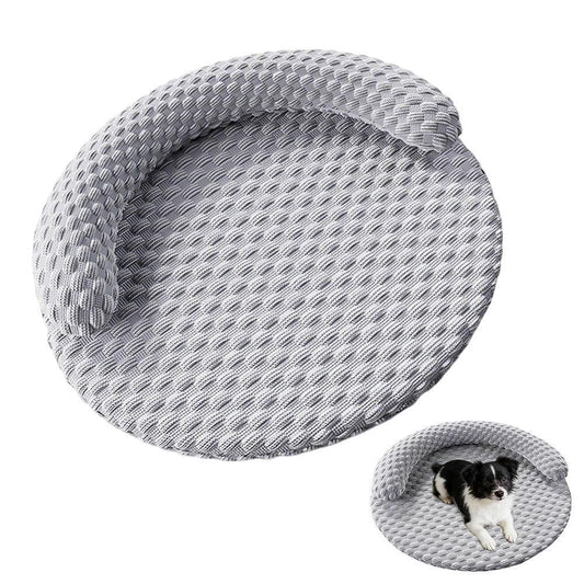 Washable Cooling Pet Bed with Removable Cover for Dogs & Cats - Dark Gray - XL