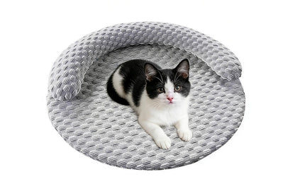 Washable Cooling Pet Bed with Removable Cover for Dogs & Cats - Dark Gray - XL