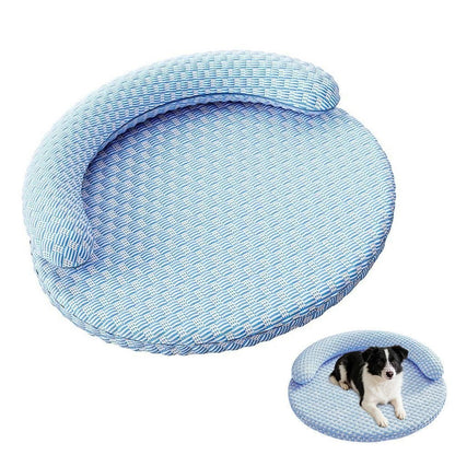 Washable Cooling Pet Bed with Removable Cover for Dogs & Cats - Dark Gray - XL