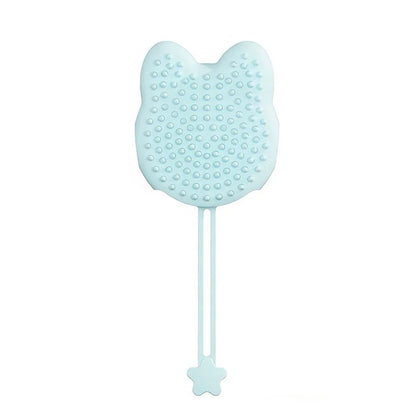 Double hand cat bath gloves - Blue (photo 1)