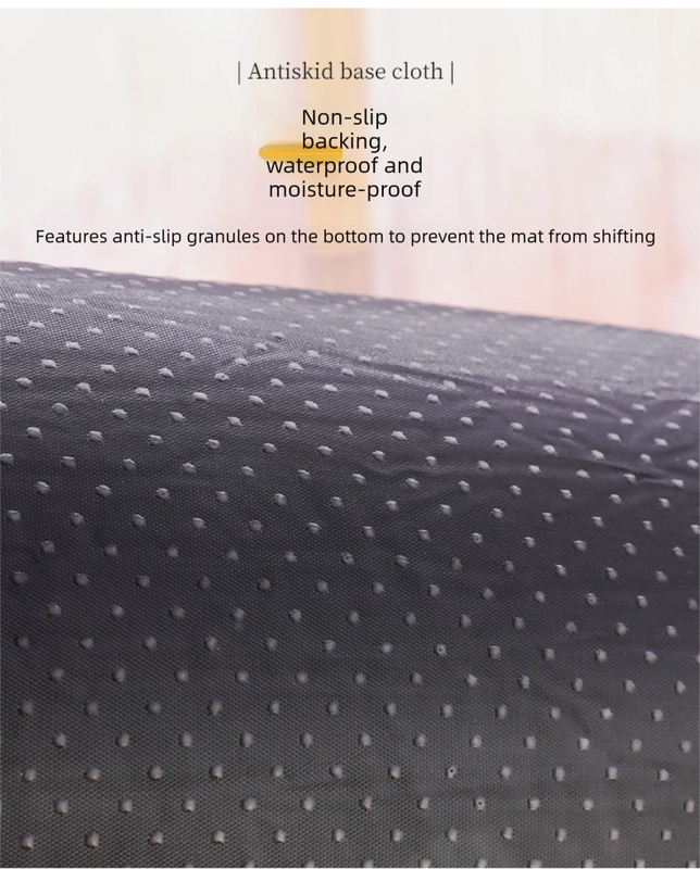 Thickened Pet Sofa Bed L Size 60x40cm Coffee Dog Mat with Integrated Pillow Soft Washable Sleeping Pad for Dogs and Cats All Season Comfort